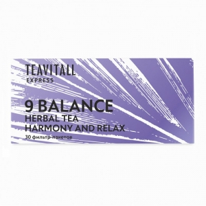 TeaVitall Express Balance 9, 30 фильтр-пакетов