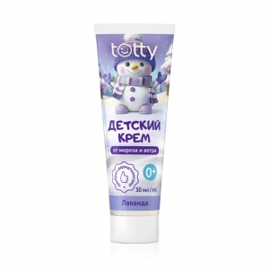 Детский защитный крем TOTTY от мороза и ветра 0+, 30 мл
